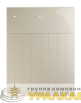 Табличка полужесткая установка в держатель ПВХ-0.5 металлик (уп.60шт) DKC 