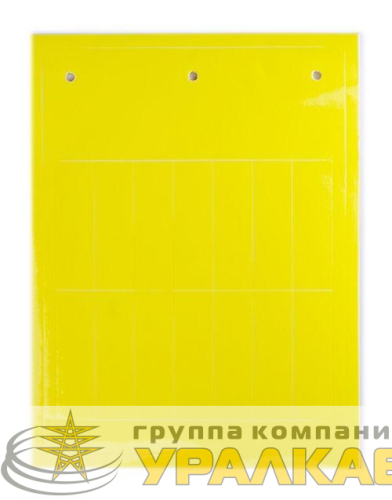 Табличка эластичная клейкое основание винил желт. (уп.140шт) DKC 