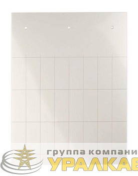 Табличка полужесткая установка в держатель для маркировки мод. оборудования ПВХ-0.5 серебр. (уп.180шт) DKC 