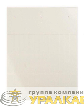 Табличка полужесткая установка в держатель ПВХ-0.5 бел. (уп.330шт) DKC 