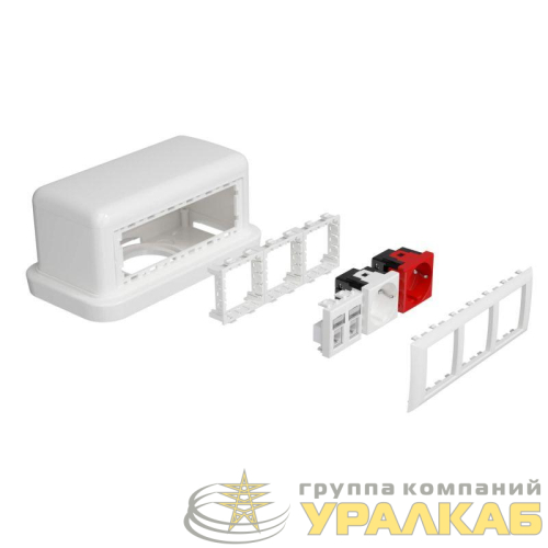Башенка напольная BUS 12мод. бел. DKC 