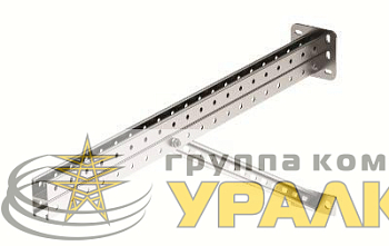 Консоль для тяжелых нагрузок осн.700 сталь с укосиной гор. оцинк. DKC 
