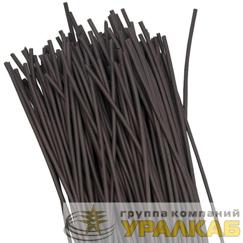 Трубка термоусадочная ТУТ нг 3/1.5 черн. 1м (уп.200м) PROxima EKF 